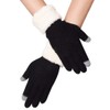 KXF Super Warm Stretchy Gloves for Women Knitted Winter Gloves