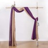 MIULEE Luxury Sheer Voile Elegant Topper Long Window Valance Solid