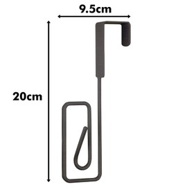 Toyo Case, Hang Hook, Black, Width 1.4 x Depth 3.7 x Height 7.9 inches (3.6 x 9.5 x 20 cm), Storage Hook, Tool, Side Door, UZU FM2-HGU-BK