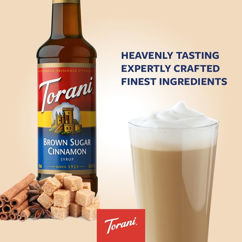 Torani Syrup, Brown Sugar Cinnamon, 25.4 Ounces (Pack of 1)