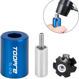 Bicycle Fork Star Nut Setter Headset Star Nut Installation Nut Adjustment Tool for 22.2 25.4 28.6 mm