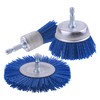 Rocaris 9 Pack Nylon Filament Abrasive Wire Brush Wheel &