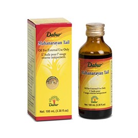 Dabur Mahanarayan Tail 100ml - Herbal Joint Massage Oil for Bone & Joint Pain, Pack of 3