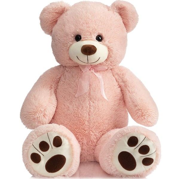 HollyHOME Teddy Bear Stuffed Animal Plush Giant Teddy Bears with Footprints