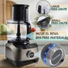 14 Cup Blender and Food Processor Combo for kitchen, large