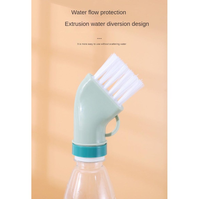 Multi-Functional Cleaning Brush Head penetrates deep into crevices and Dead