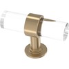 Franklin Brass Francisco Acrylic Bar (5-Pack) Cabinet Knobs | Champagne