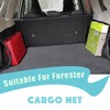 NARATI Compatible with Subaru Forester Accessories Automotive Elastic Trunk Mesh