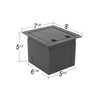 Elite Core | FB4-SP | Recessed Floor Box | 4