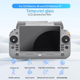 NOUKAJU Screen Protector for DJI Matrice 4E/Matrice 4T, Remote Control HD Tempered Glass Protector Film,9h Hardness,Tempered Glass Film Guard for DJI Matrice 4E/Matrice 4T Remote Control[2 Pack]
