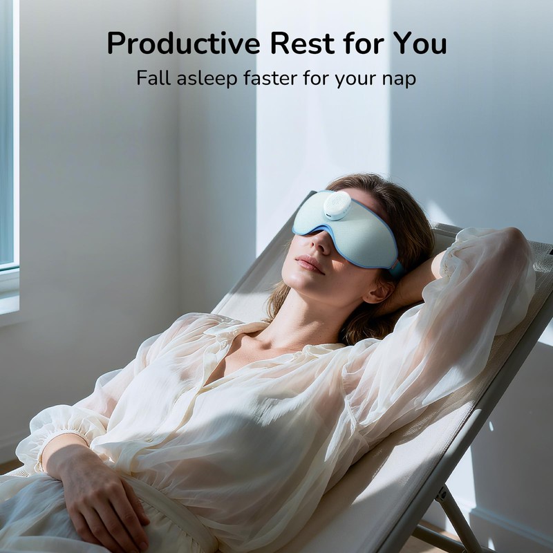 Housbay Sound Machine with Eye Mask for Sleeping, Nap &