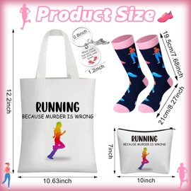 Breathffy 104 Pcs Funny Gifts Set for Women Theatre Running Gymnastics Leader Writer Holiday Favors Inspiration Thanks Gift(Running)