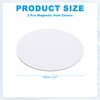 sourcing map 2 Pcs Magnetic Vent Covers, Dia.6.5" Round Air