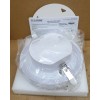SILENTAIRE 8" CANLESS CCT 5 COLOR LED DWN LIGHT AND