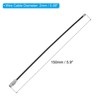 [PATIKIL] 6PCS 150mm Length Wire Keychain Cable Stainless Steel 2mm