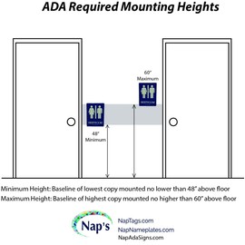 8" x 4" ADA Compliant Exam Room Sign - Tactile Grade 2 Braille - Wall or Door Sign (Exam Room 3)