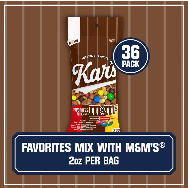 Kar's Nuts Favorites Mix with M&M'S Candies - 2oz Bag