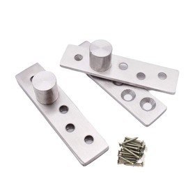 Sydien 2Sets Stainless Steel 270 Degree Door Pivot Hinge (75x18x3mm)