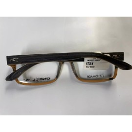O'neill Eyeglasses Frames ONO-RYDER C.125 Black Brown Wood Square 55-17-140