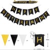 Glitter Happy Retirement Banner+2m Paper Circle Dots Hanging Garland Kit+1
