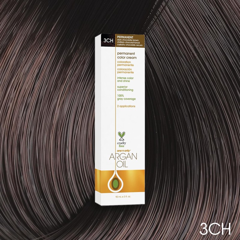 One 'n Only Dark Chocolate Brown 3CH 3 OZ, Permanent