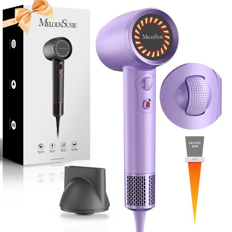 MelodySusie Hair Dryer - 1600W Professional Fast Drying Hair Dryer,