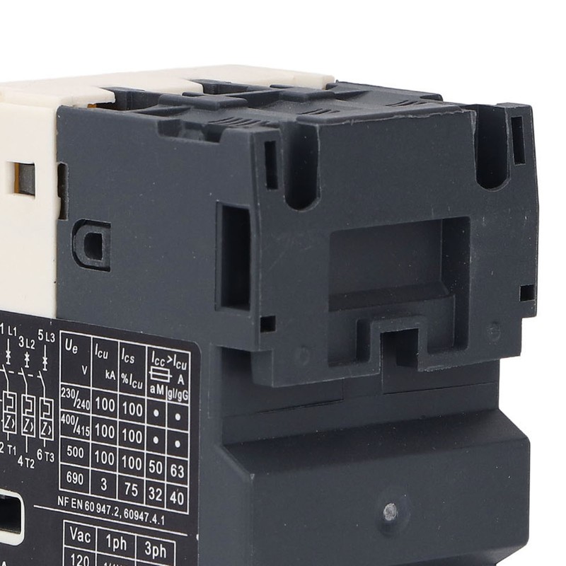 Motor Protection Circuit Breaker 4‑6.3A Knob Type Thermomagnetic Switch 35mm