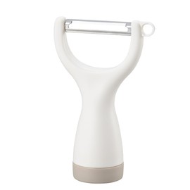 Akebono Sangyo Peeler for Everyday Use, Standing Peeler, Gray, Made in Japan