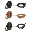 Redbridge Elastic Braided Belt Set of 3 with Metal Clasp