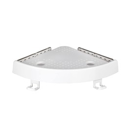 ALLSTAR Clamp Fix Corner Acrylic Nitrile Butadiene Styrene (ABS), White, 33 x 4.5 x 22 cm