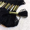 Black Embroidery Floss, 24 Skeins Embroidery Thread Friendship Bracelet String,
