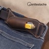 Gentlestache Leather Knife Sheaths for Belt, Pocket Knife Holder, EDC