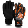 WVVOU Goalkeeper Gloves for Kids Youth, Soccer Goalie Gloves with