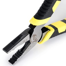 Power Combination Pliers 8 Inch Chrome Vanadium Steel Forged Cable Cutter