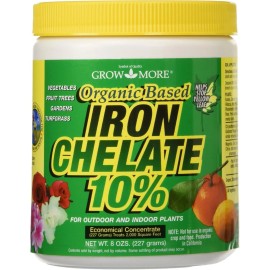 Grow More 3-0-1 Organic Iron Chelate Concentrate (10%) for Greener Plants & Lawn