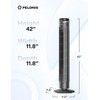 PELONIS 42-Inch Tower Fan for bedroom, Standing Fan with 90°