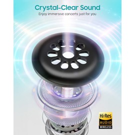 3D Sleep Mask Headphones, Bluetooth Sleeping Eye Masks, Ultra-Thin HD Stereo Speakers Wireless Sleep Headphones for Yoga,Insomnia, Meditation, Over-ear Earbuds Cool Tech Gadget Gifts for Women Blue