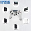 Control Inalámbrico Compatible Psp 4 Play Station 1p Blanco