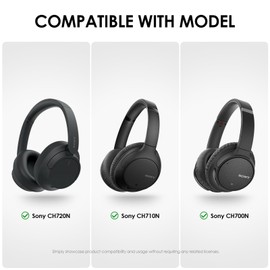 Yinke Headphones Case for Sony WH-CH720 / WH-CH710N / WH-CH700N Noise Headphones Travel Protective Case Storage Bag