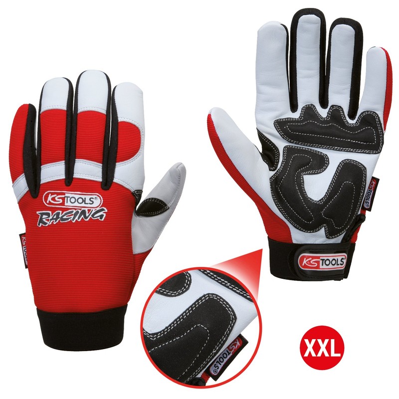 KS Tools 310.0260 Leather mechanic glove, Xextra long