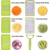 Katleay 5 in 1 Vegetable Slicer Manual Vegetable Slicer with
