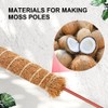 Moss Pole 4pcs 70cm Poles for Plants Bendable Plant Supports