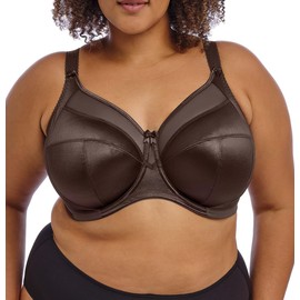 GODDESS Women's Kiera Underwire Bra, Chocolate, 36J