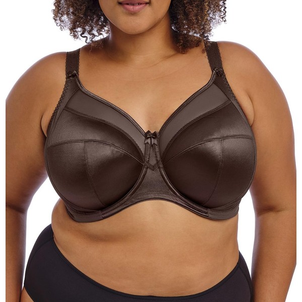 GODDESS Women's Kiera Underwire Bra, Chocolate, 36J