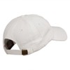 Bison Mascots Embroidered Washed Cap - White OSFM