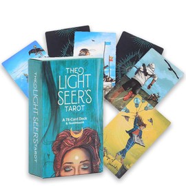 ETMSTCO The Light Seer's Tarot, 78 Tarot Cards Color, 12 * 7cm Grandes Dimensiones Tarot Cards, Juego de Adivinación, Diversión en Familia, Reunión de Amigos, Principiantes y Jugadores Profesionales