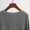 Women's Sweater Off Shoulder Batwing Sleeve Loose Pullover Solid Sweater