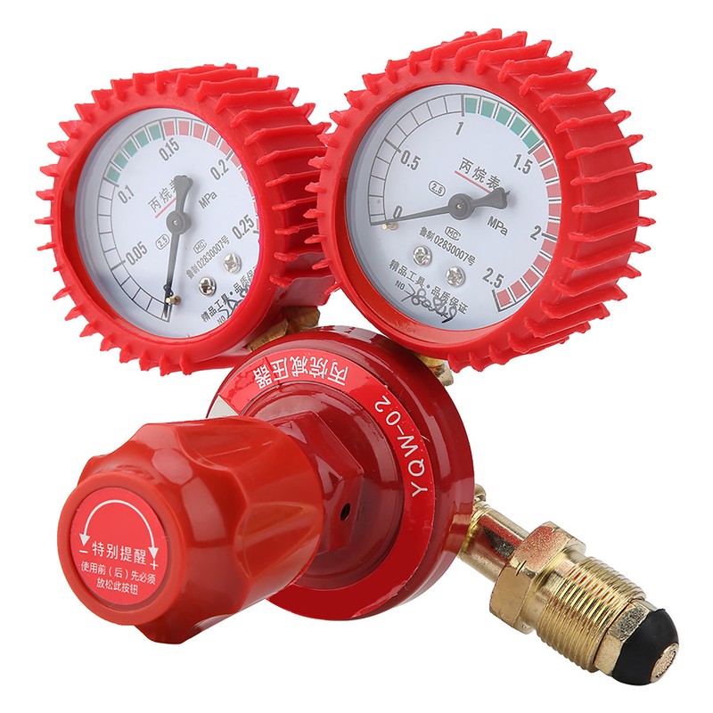 YQW‑02 Zinc Alloy Propane Pressure Gauge Welding Cutting Parts Propane