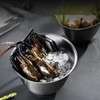 Ciieeo 1Pc Versatile Stainless Steel Sauce Storage Bowl for Restaurants