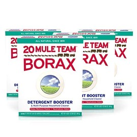 (Set of 5) 20 Mule Team All Natural Borax Detergent Booster & Multi-Purpose Household Cleaner, 65 Ounce